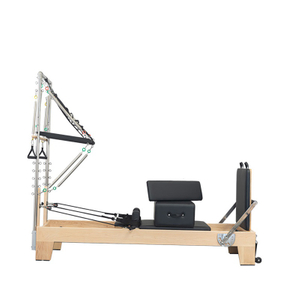 Maple Pilates Reformer with Half Tower