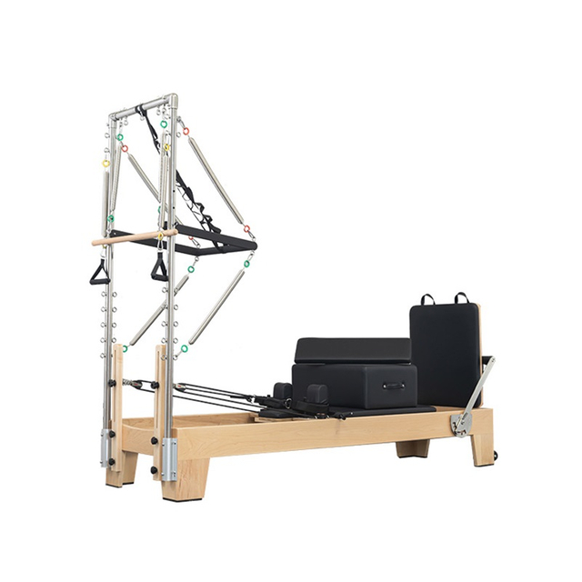 Maple Pilates Reformer with Half Tower