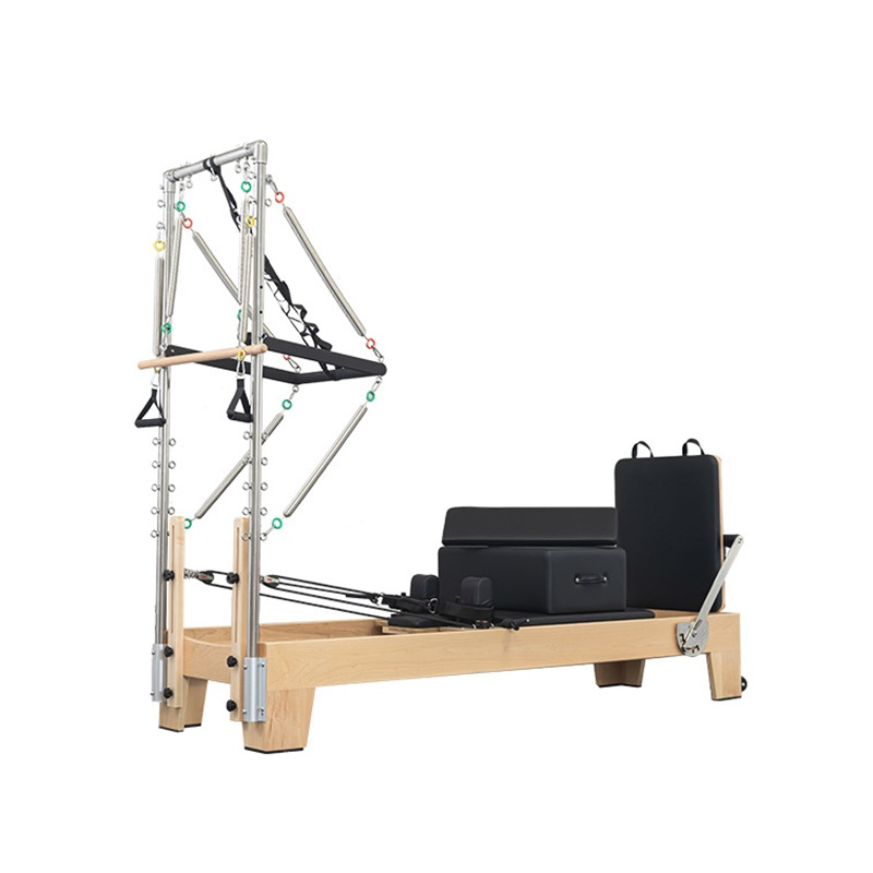 Maple Pilates Reformer with Half Tower