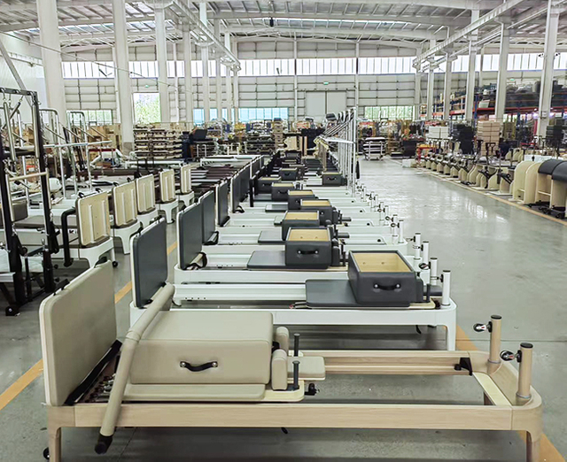 Production of foldable Pilates reformers at Agbfitness