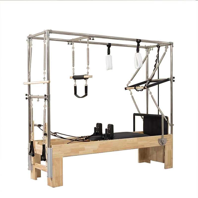 Oak 3 in 1 Pilates Cadillac Reformer