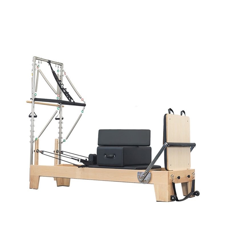 Maple Pilates Reformer with Half Tower