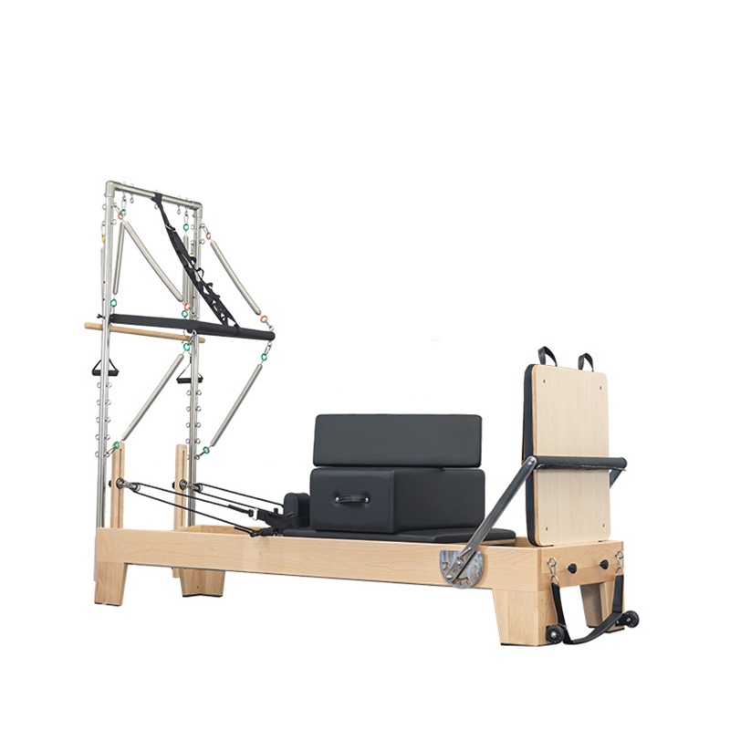 Maple Pilates Reformer with Half Tower