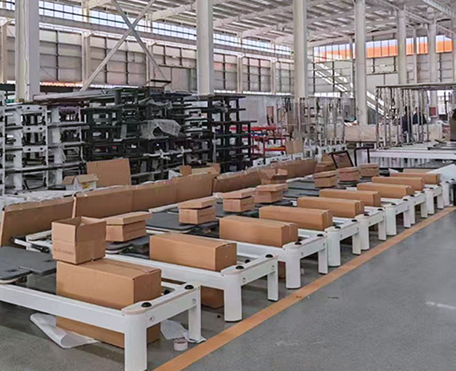 Foldable reformer assembly in our factory