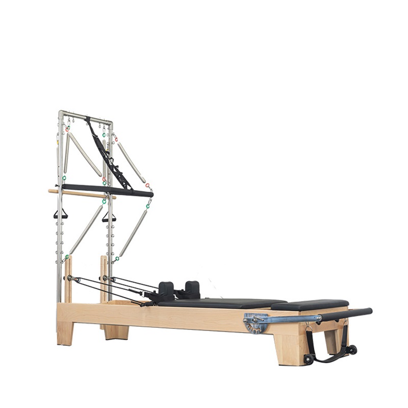 Maple Pilates Reformer with Half Tower
